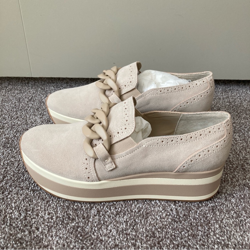 Dolce Vita Platform Tan Loafers